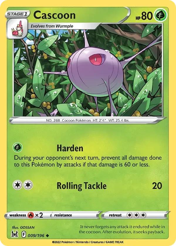 Cascoon 009/196 Lost Origin