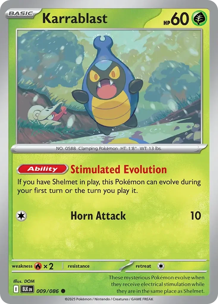 Karrablast 009/086 Black Bolt