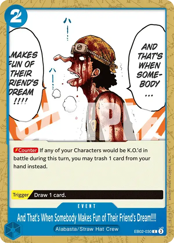 And That’s When Somebody Makes Fun of Their Friend’s Dream!!!! EB02-030