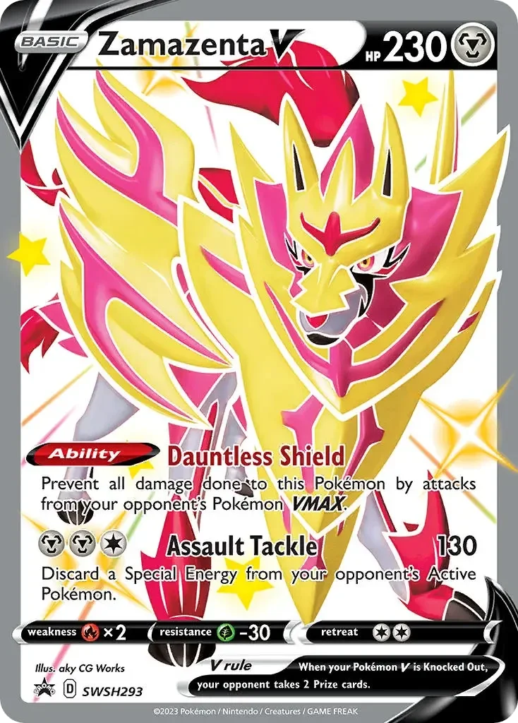 Zamazenta V Black Star Promo SWSH293