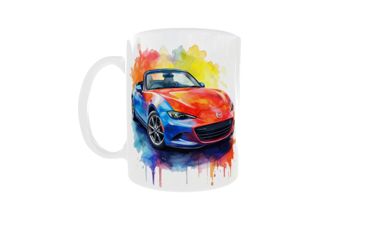 Watercolour Sports Cars - 15oz Mug