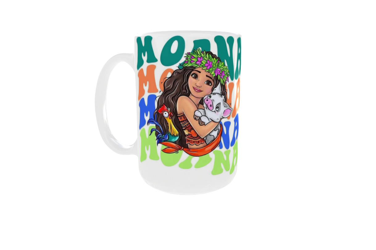 Disney Princess with names - 15oz Mug
