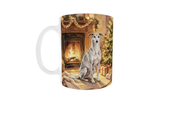 Lurcher Christmas  - 11oz Mug
