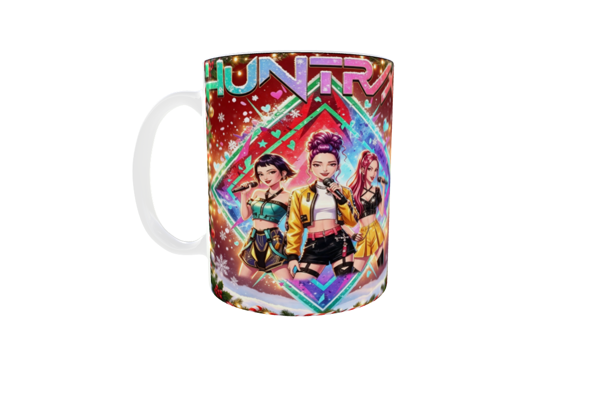 Kpop Demon Hunter huntrix Christmas  (2)- 11oz Mug
