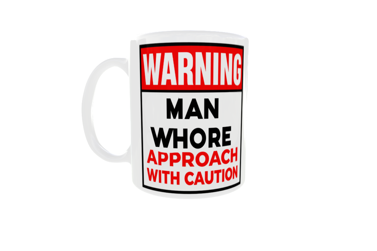 Novelty 'Man Whore' - 11oz Mug