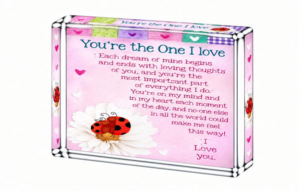 Someone Special - Crystal Rectangle Image Block Square Corners