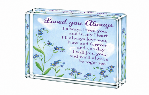 Condolences - Crystal Rectangle Image Block Square Corners