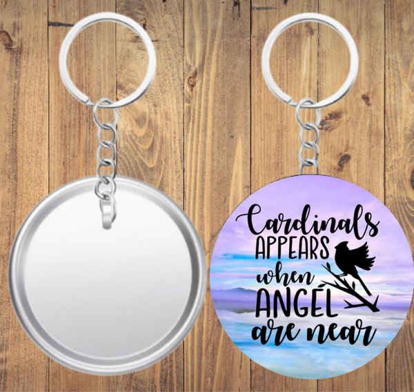 Memorial Quote - Single Sided Keyring