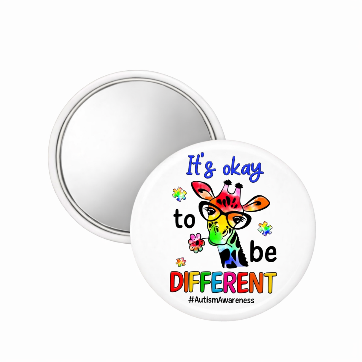 Autism Awareness - Compact Mirror