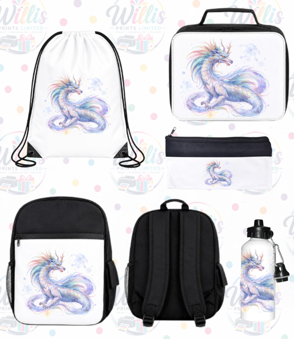 Water Colour Dragon- Back to School Bundle