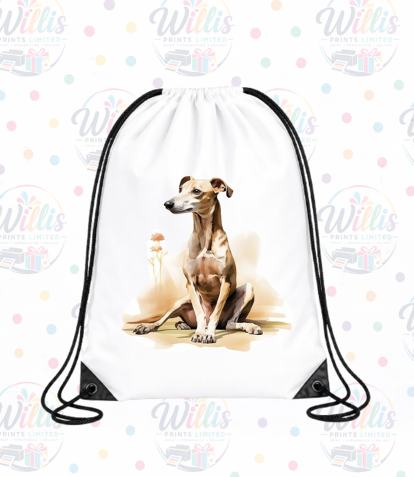 Lurcher - Drawstring Bags