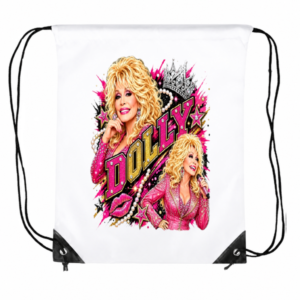 Dolly Parton - Drawstring Bags