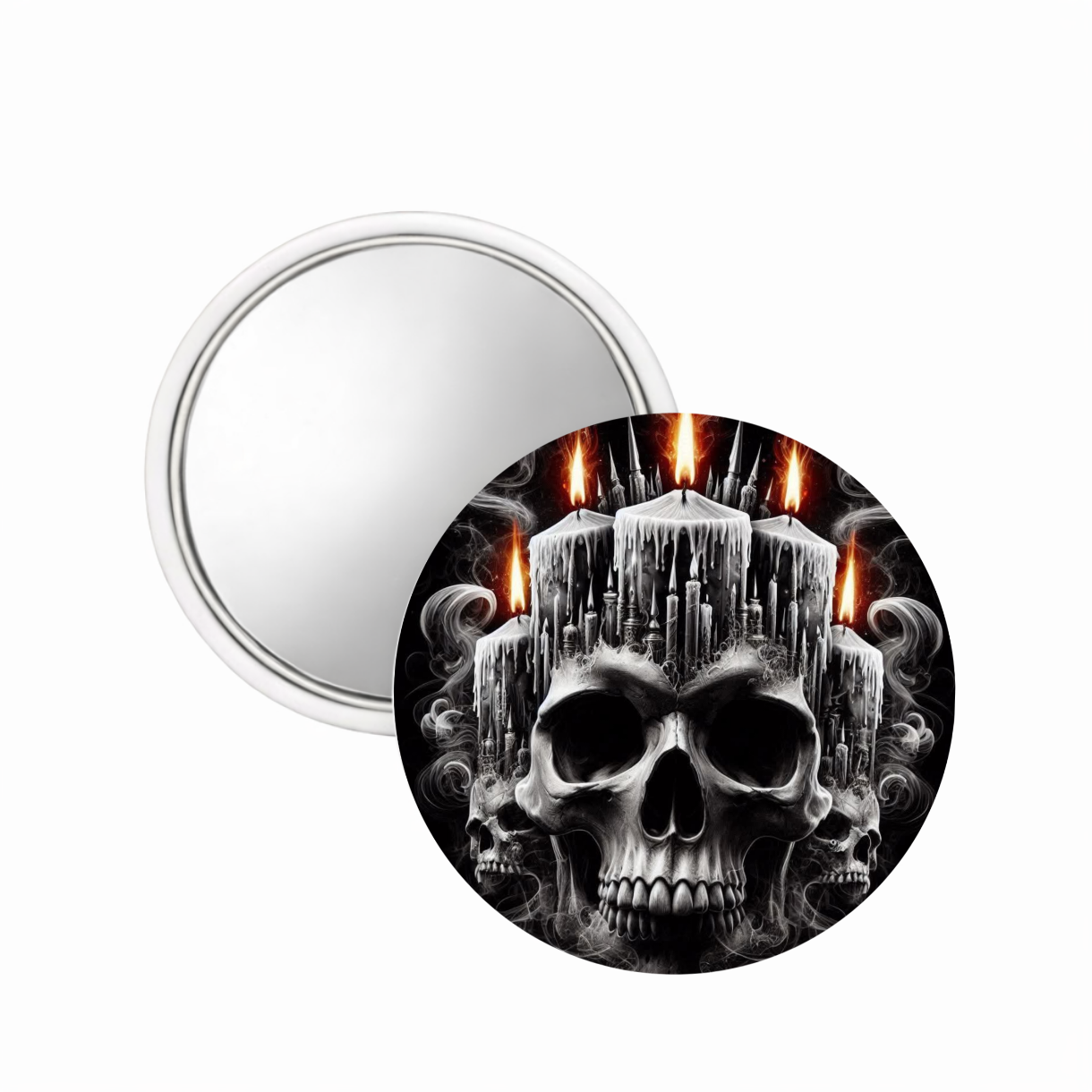Skulls and Candles - Compact Mirror