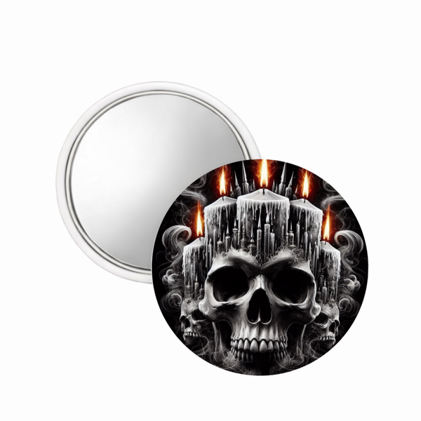Skulls and Candles - Compact Mirror