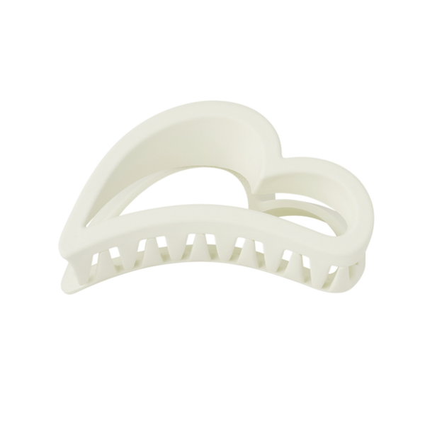 Haarklem half hartje - crème