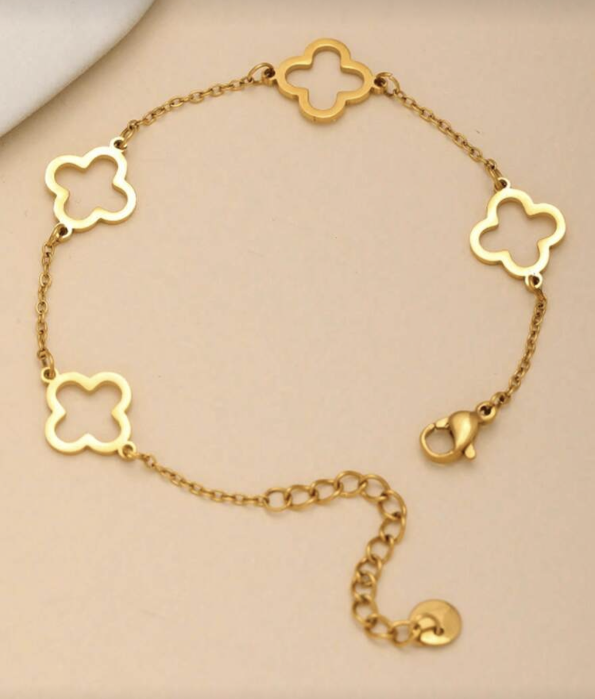 Embrace clovers - goud