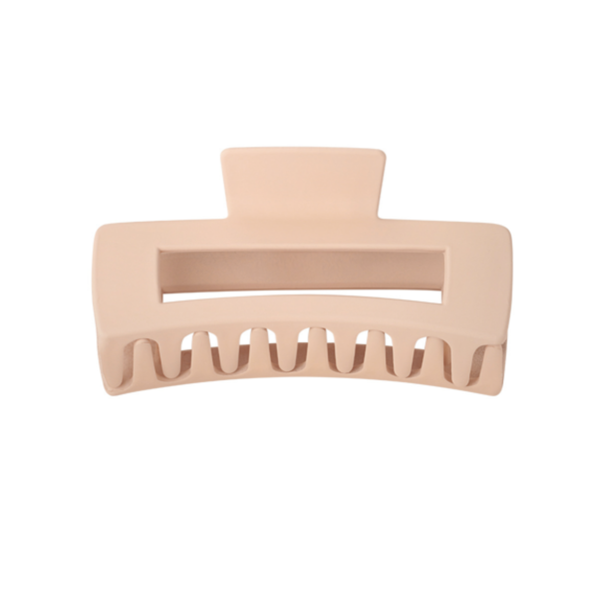 Haarklem rechthoek - roze