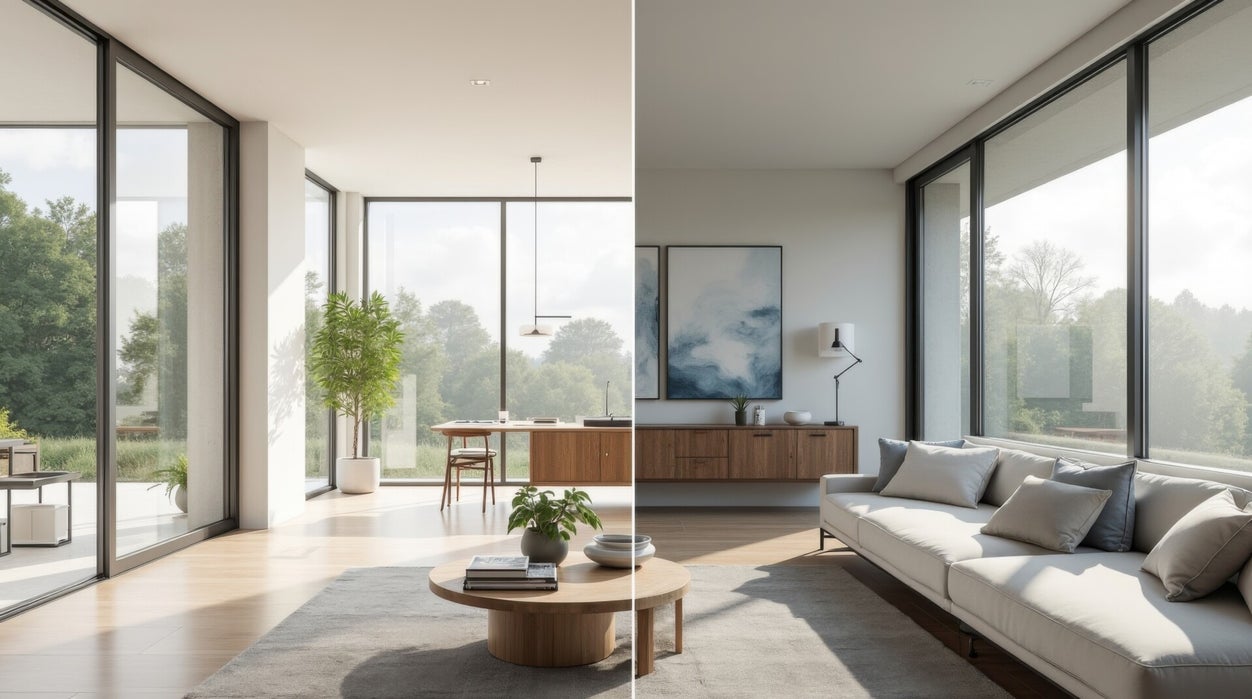 Intérieur contemporain rénové