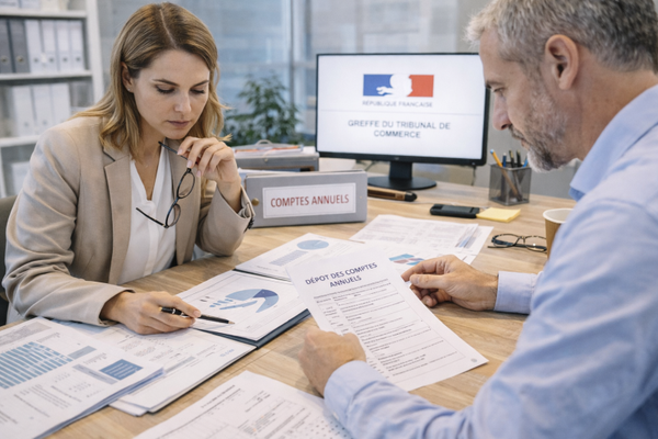 Préparation administrative du dépôt des comptes annuels