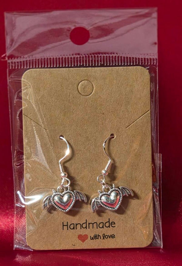 Ohrringe Teufelherz 925 Silber