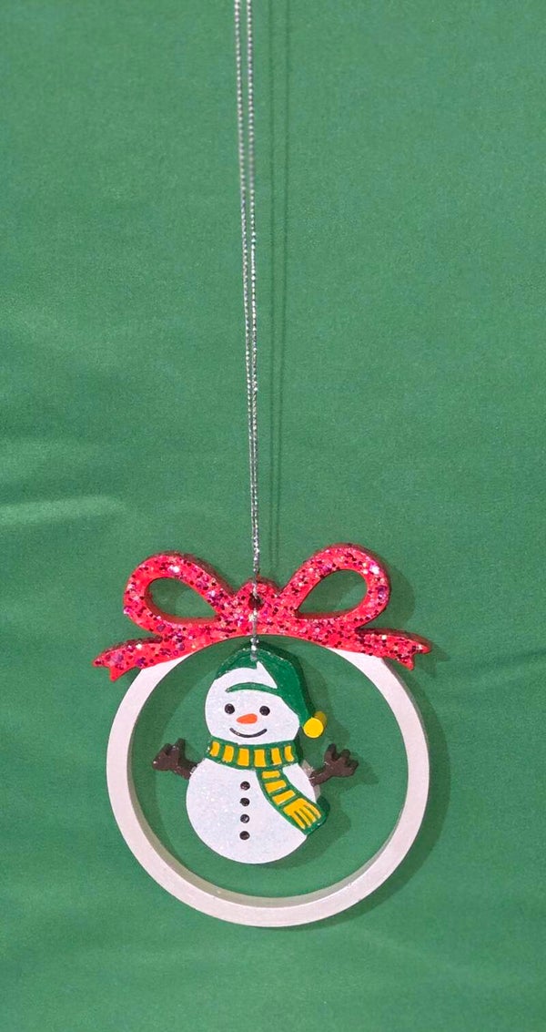 Anhänger mit Schneemann