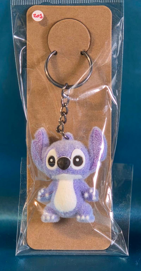 Stitch Mittel groß in blau/lila - weich