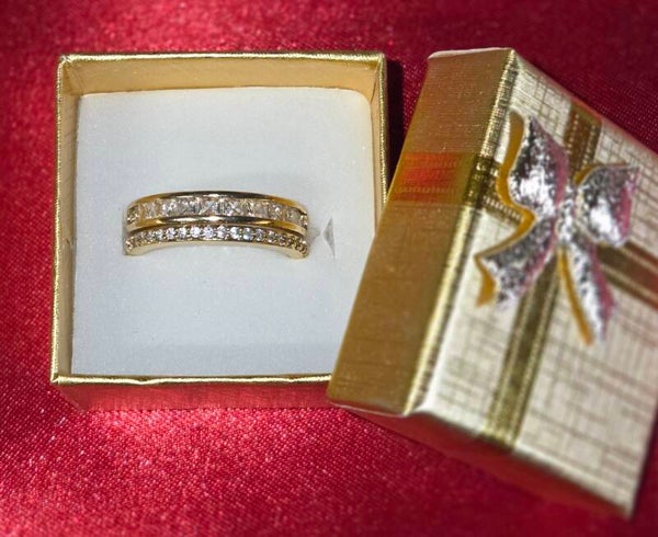 Doppel - Ring - 304 Edelstahl - verstellbar