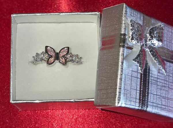 Ring mit Schmetterling - 304 Edelstahl