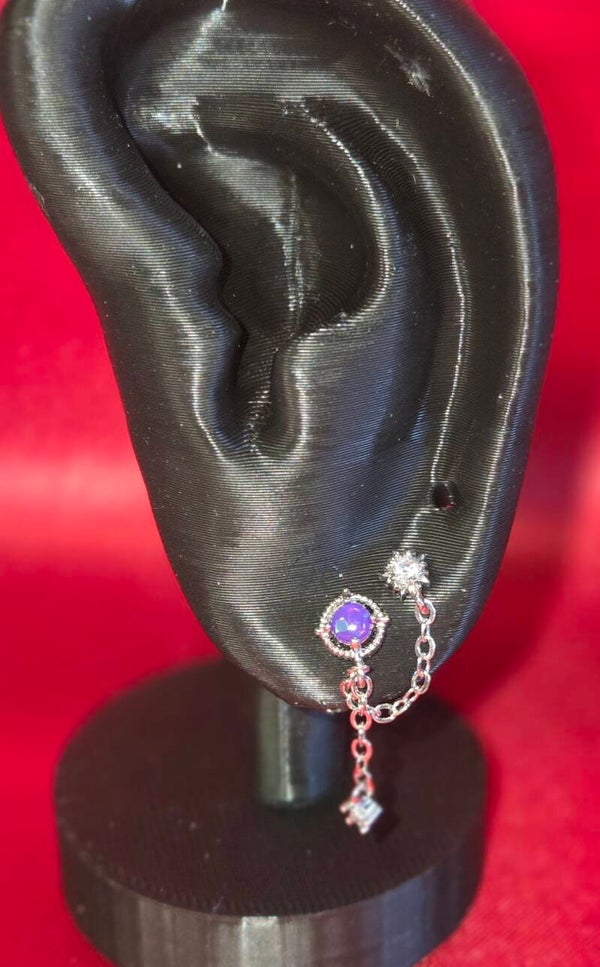 Doppelohrlochstecker - 316L Edelstahl