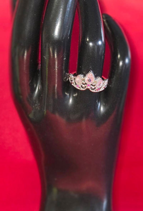 Ring mit Krone - 304 Edelstahl - Verstellbar