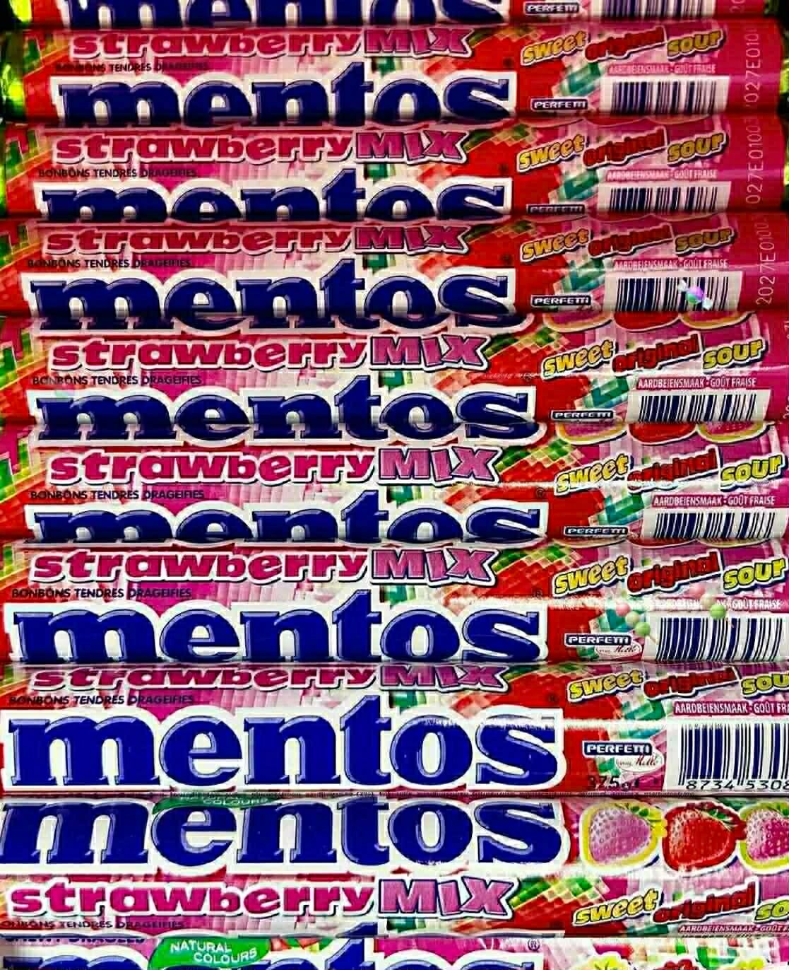 Mentos fruit rouge
