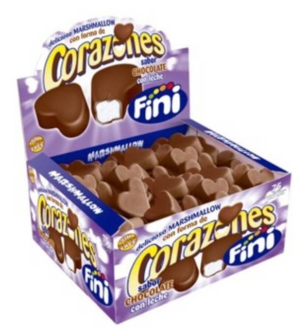 Cœur guimauve chocolat au lait