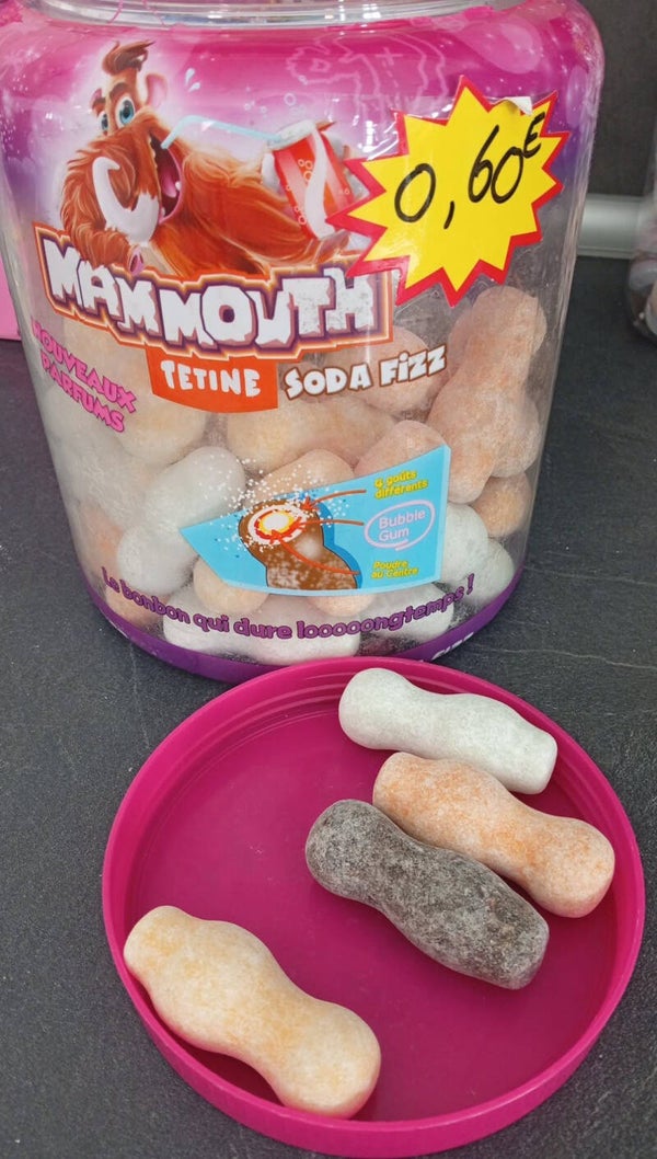 Tétine mammouth soda