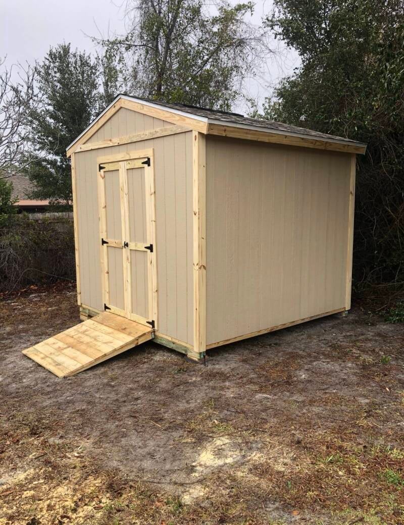 8x10 Gable with ramp