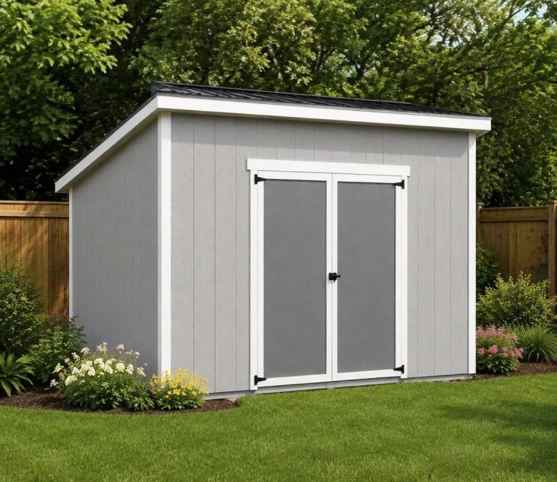 Monoslope Shed