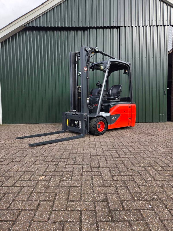Linde E18L-02 Elektrische Heftruck Triplex, Sideshift, 4e Functie, 3074 uur!