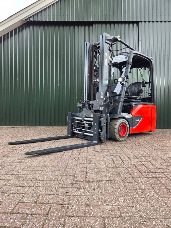 Linde E18 Elektrische heftruck BJ 2019 Rotator, Spreider & Sideshift!