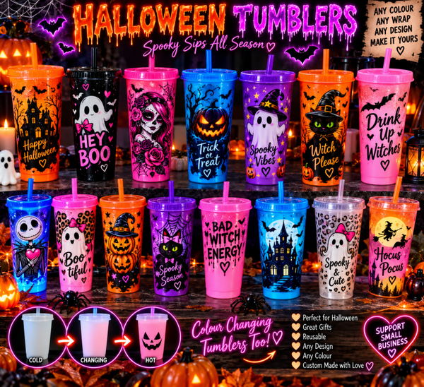 halloween tumblers