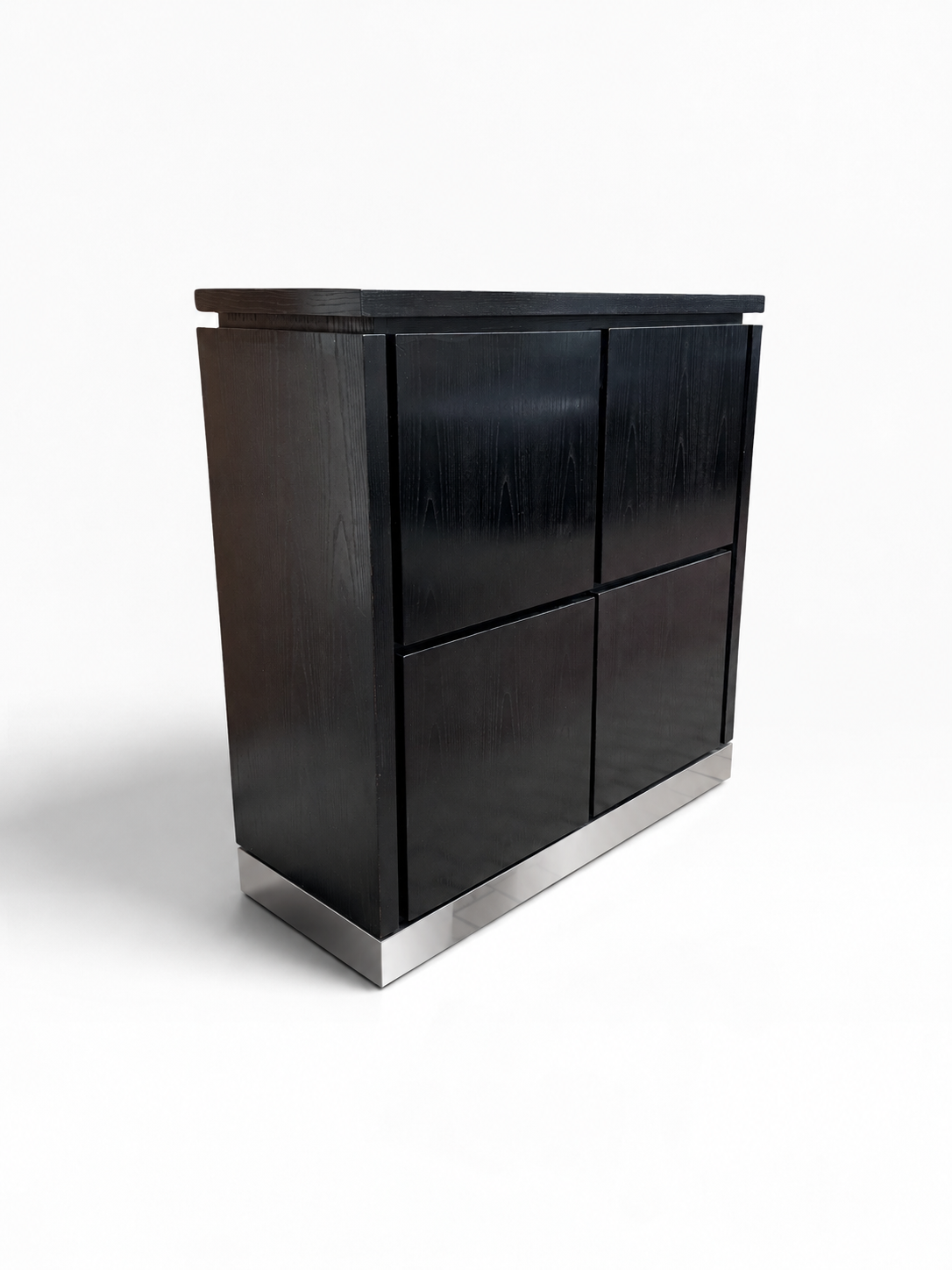 Brutalist minimalist bar cabinet
