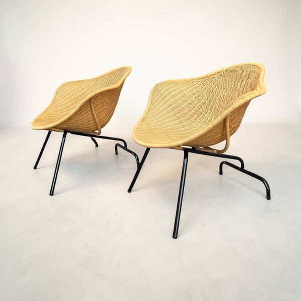 Set of 2 Roderick Vos lounge chairs, Ayu for Driade