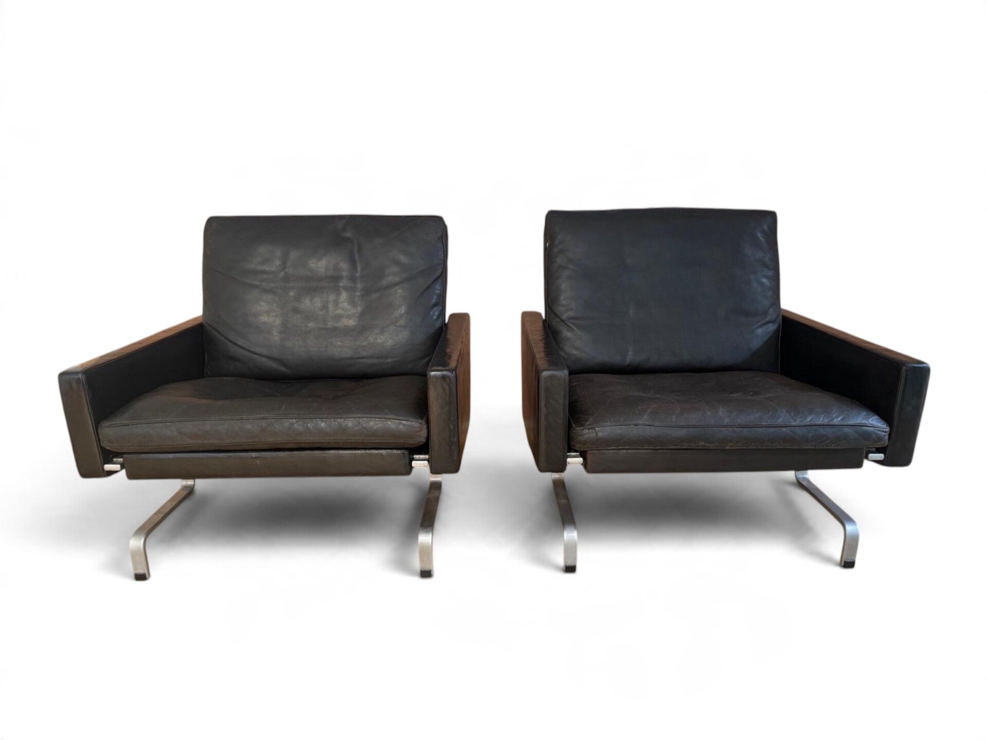 Set of 2 early PK31 by Poul Kjaerholm for EKC