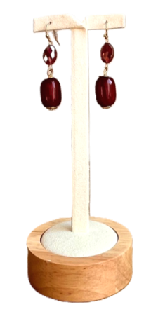 Oorringen bordo