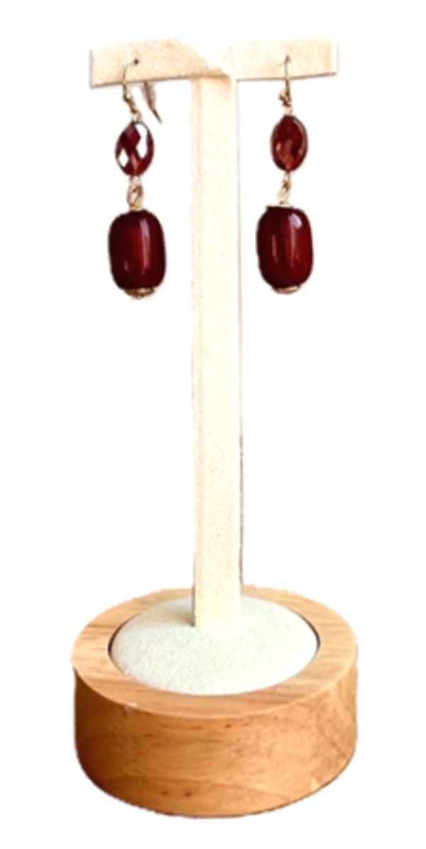 Oorringen bordo