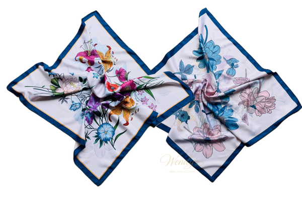 Sjaal blauw/blauw
