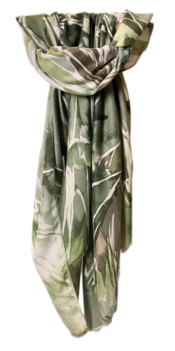 Groene sjaal 1