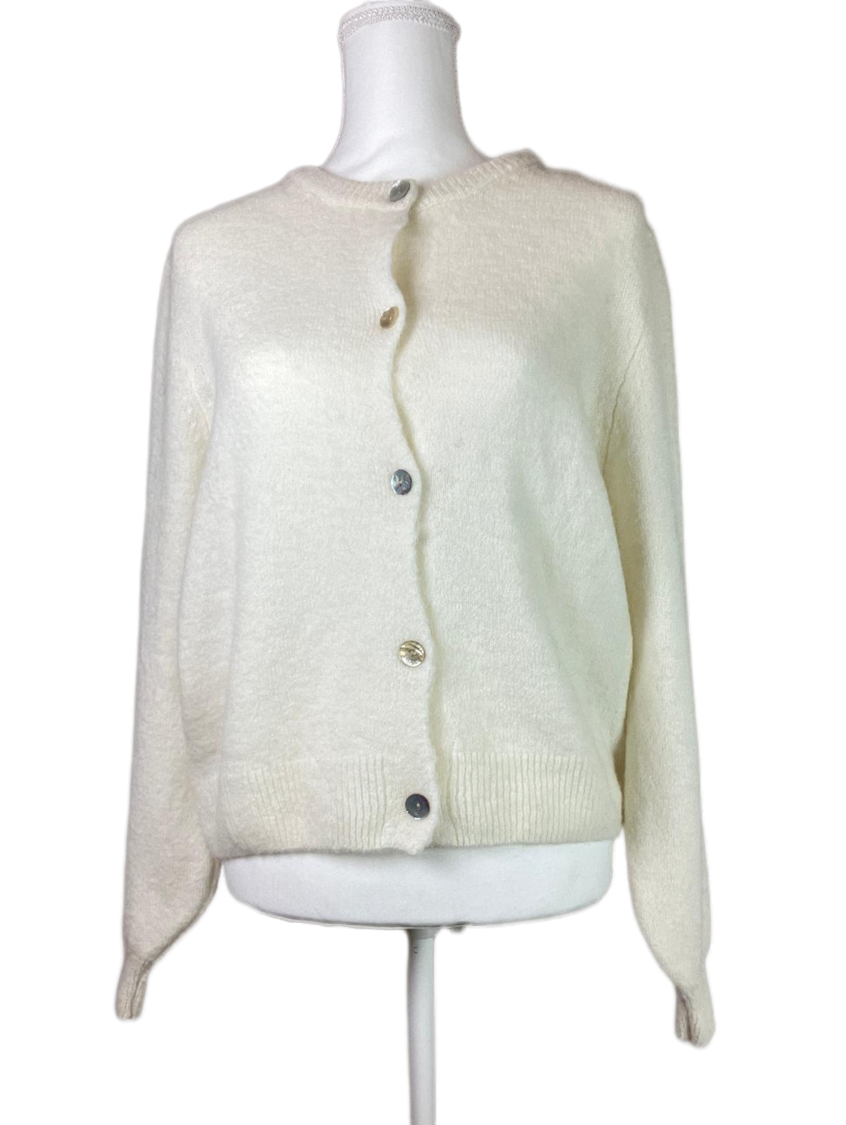 Cardigan (gebreid vestje) - wit