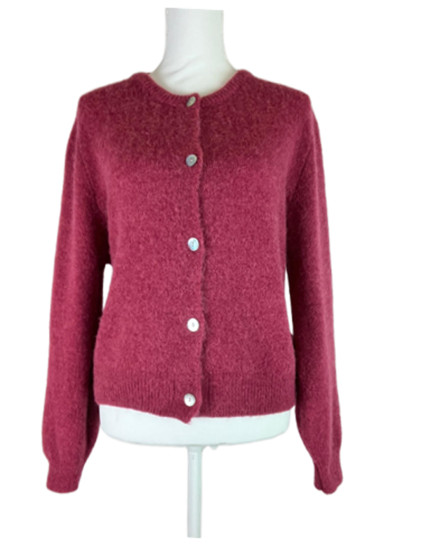 Cardigan (gebreid vestje) - rood