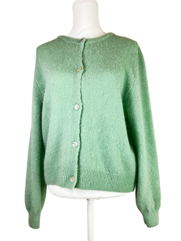 Cardigan (gebreid vestje) - lichtgroen