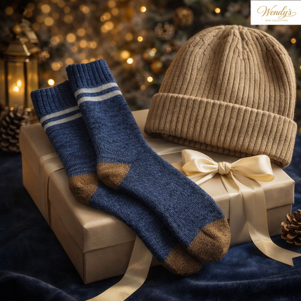 Relatiegeschenk heren - muts en kousen