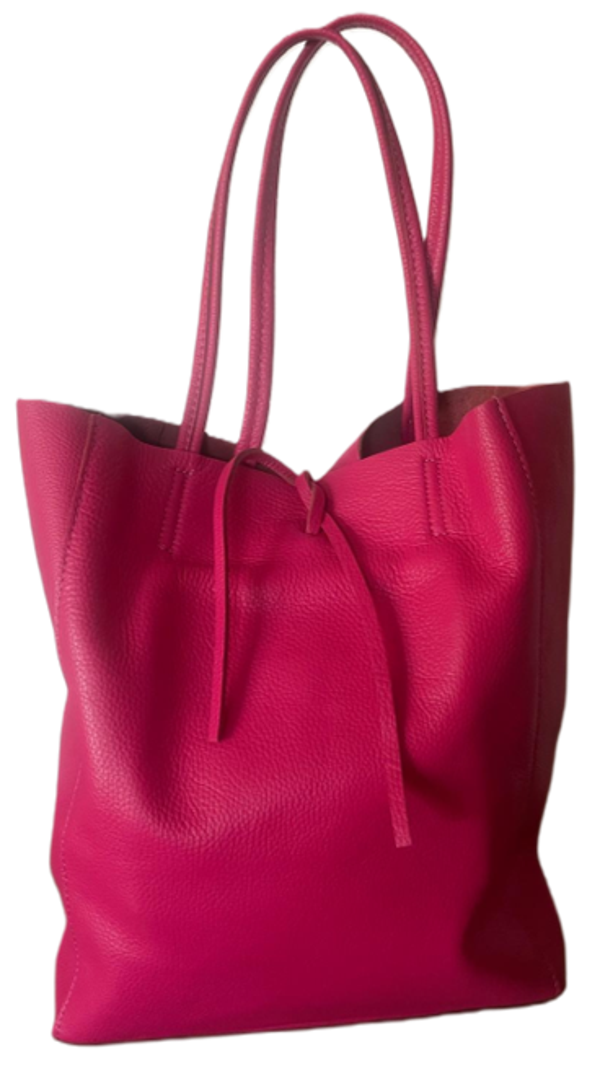 Shopper tas fuchsia